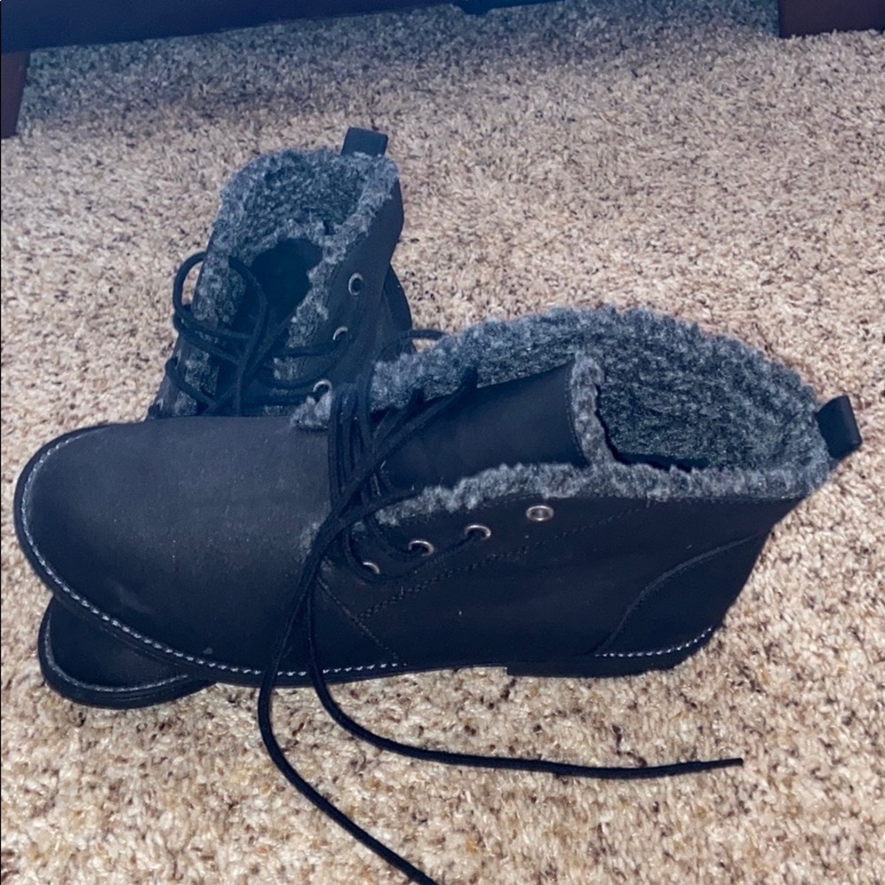 Black boots